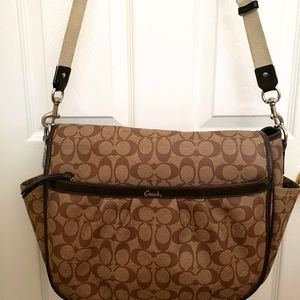 Coach messenger diaper bag
